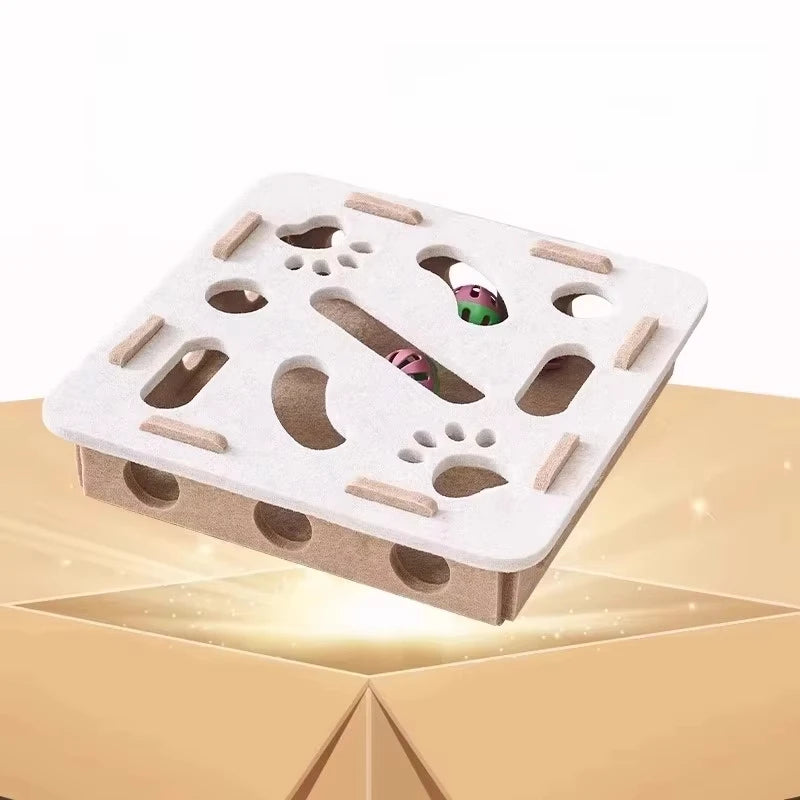 Cat Puzzle Toy Felt Puzzle Box
