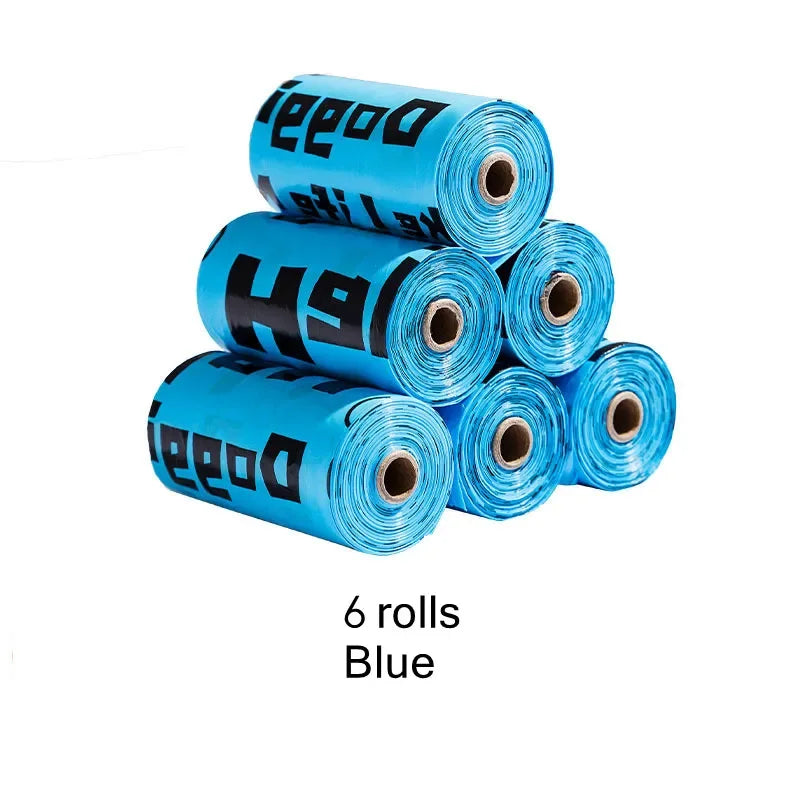 Biodegradable Pet Dog Poop Bags with Printing Outdoor Cleaning Poop Bag Pets Supplies for Dog Garbage Bag