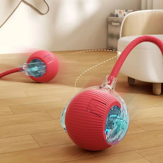 Automatic Rolling Ball Cat Toy With Tail