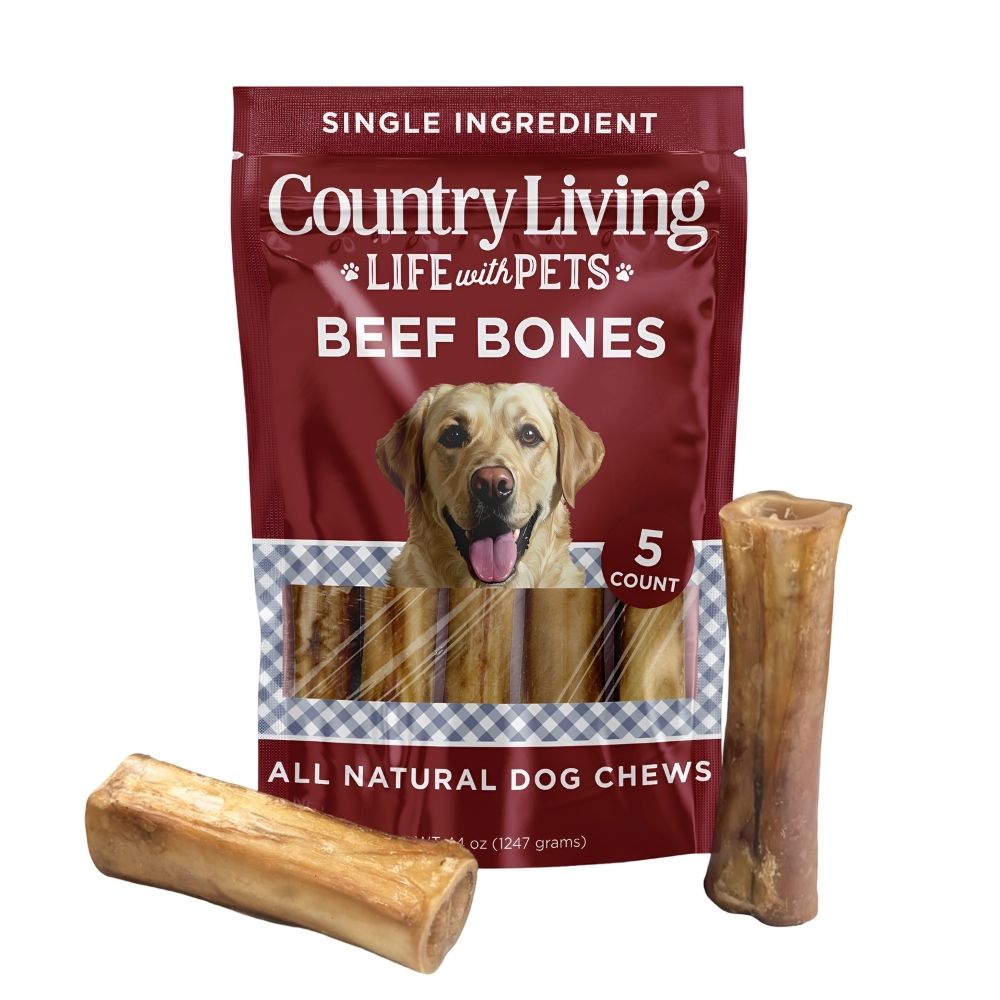 Country Living 5–6" Beef Center Cut Bones for Dogs, 5-Pack